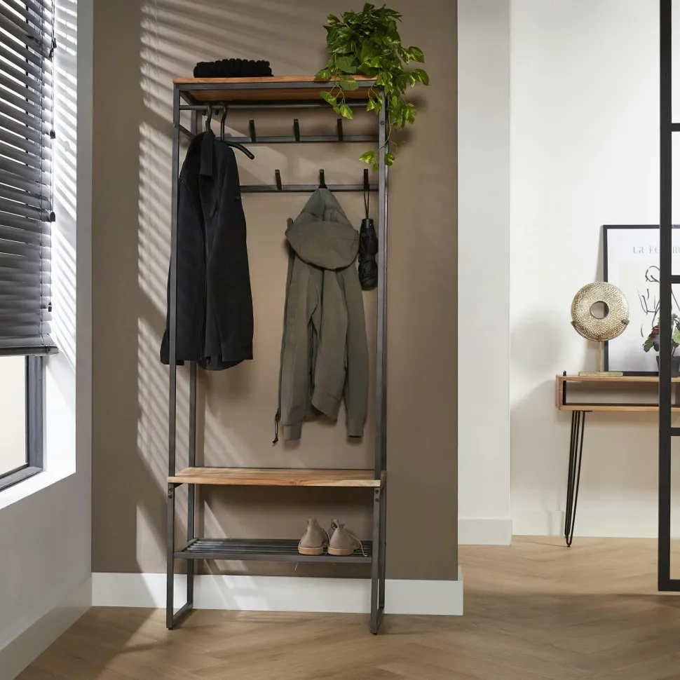 Meuble d'entrée en bois d'acacia MELBOURNE