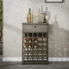 Meuble range-bouteilles vintage avec tiroir de rangement RALF