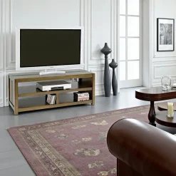 Meuble TV 3 niches hévéa 120cm GALA