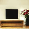 Meuble TV bois de teck 3 tiroirs BISHO
