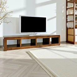 Meuble TV hévéa 200cm HELENA