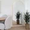 Miroir arche avec cadre doré 90x180 cm SEOUL