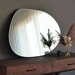 Miroir d'entrée organique 75 cm - style scandinave CODY