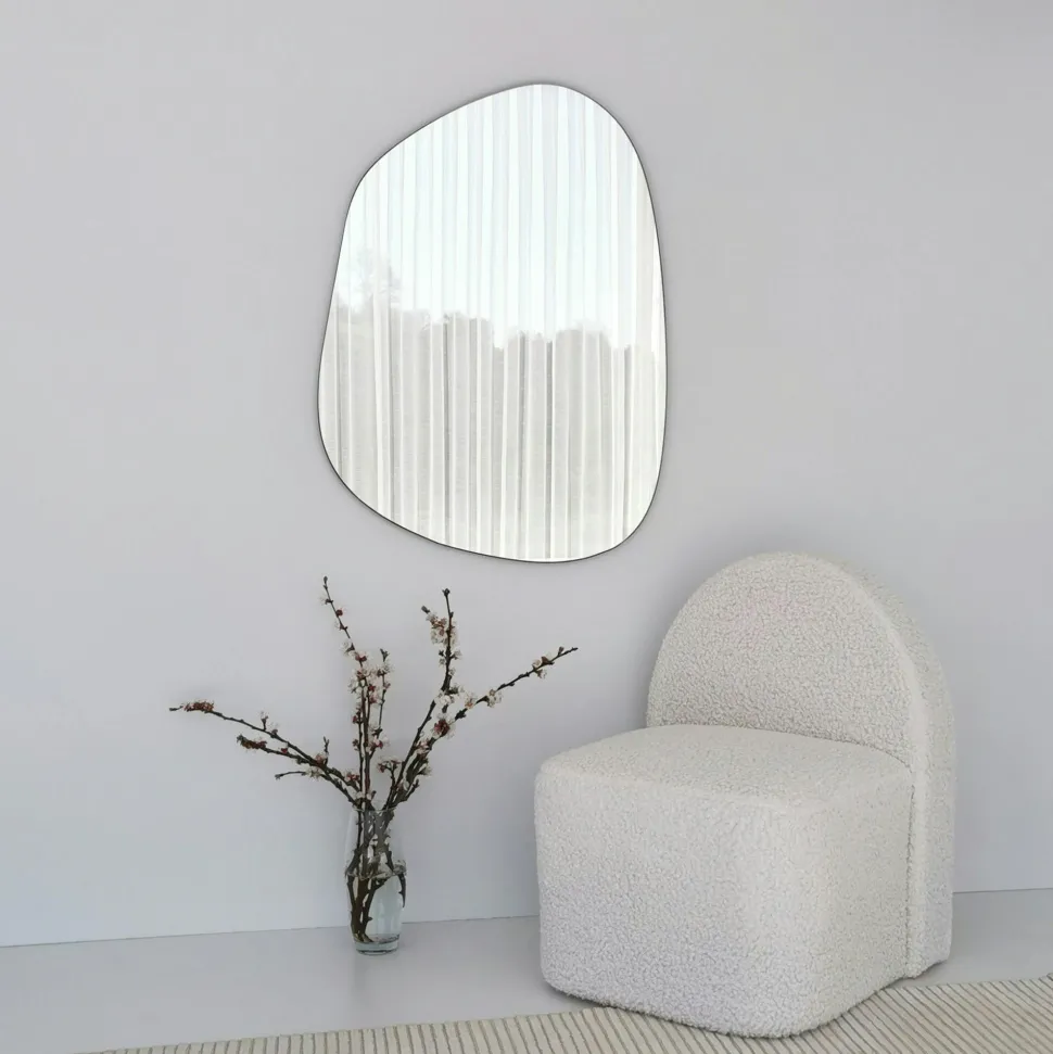 Miroir design organique 75 cm, forme libre CODY