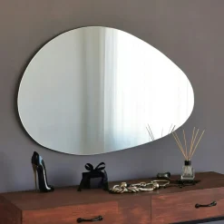 Miroir mural organique forme galet 76 cm - style design CODY