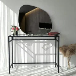 Miroir mural organique forme galet 85 cm - style design CODY