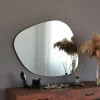 Miroir mural organique forme galet 90 cm - style design CODY