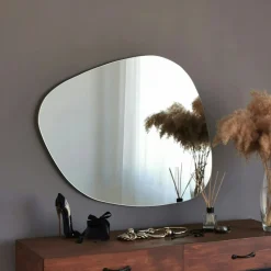 Miroir mural organique forme galet 90 cm - style design CODY