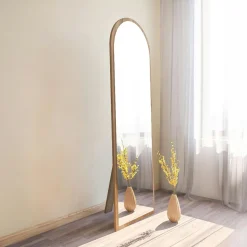 Miroir plein pied ovale noir 160 cm - mural ou à poser CODY