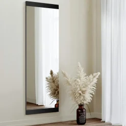 Miroir rectangulaire blanc à suspendre ou poser 120 cm CODY