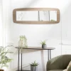 Miroir rectangulaire cadre bois moderne LANDAISE