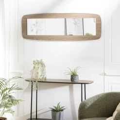 Miroir rectangulaire cadre bois moderne LANDAISE