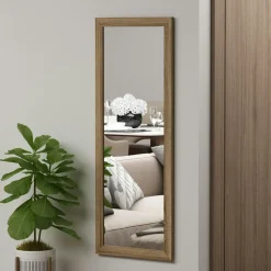 Miroir rectangulaire mural avec cadre noir 105 cm CODY