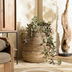 Panier de rangement / coffre en chanvre tressé (lot de 2) SWING