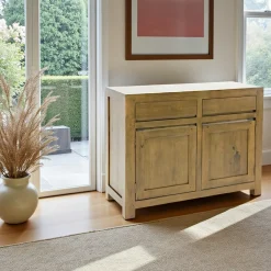 Petit buffet moderne bois massif OLGA