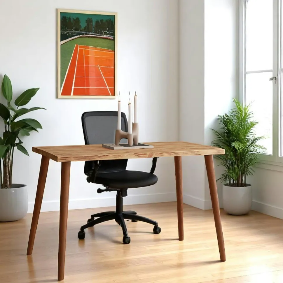 Petit bureau en bois clair - style moderne SITIA
