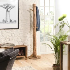 Portemanteau en bois de pin recyclé DENVER