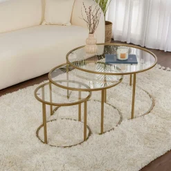 Porte-serviettes sur pied - 2 barres dorées, style design SFAX