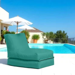 Pouf bain de soleil extérieur noir ARTA