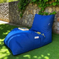 Pouf bain de soleil XXL imperméable – orange ARTA