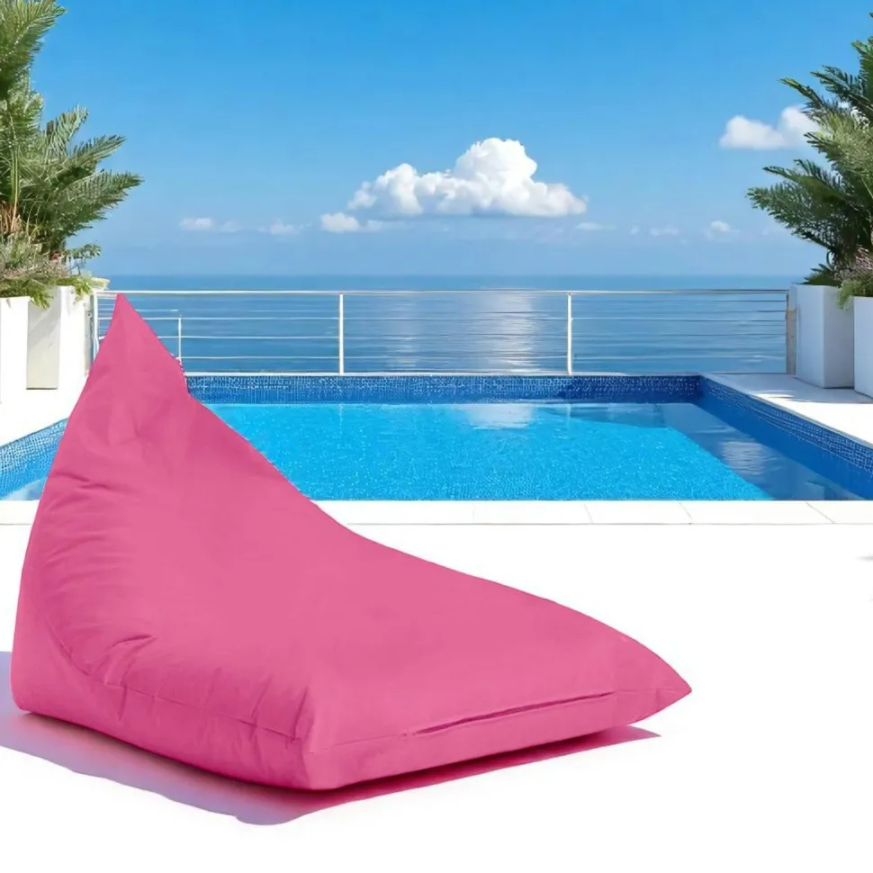 Pouf berlingot extérieur rose ARTA