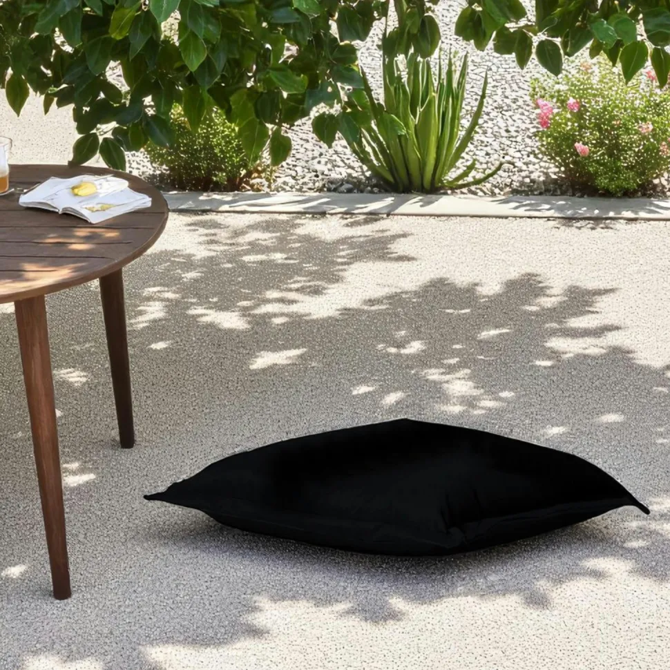 Pouf coussin de sol extérieur imperméable - rouge ARTA