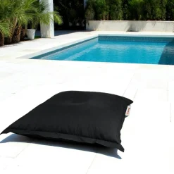 Pouf coussin de sol extérieur orange - 100 cm ARTA