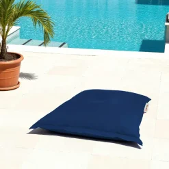 Pouf coussin de sol extérieur bleu foncé - 100 cm ARTA