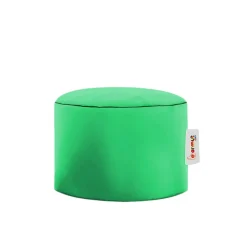 Pouf extérieur imperméable vert - forme ronde ARTA