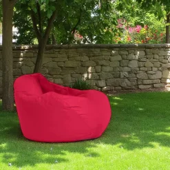 Pouf poire géant extérieur rouge ARTA