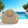 Pouf poire géant extérieur beige ARTA