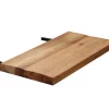 Rallonge pour les tables en chêne huilé bords naturels 200 et 240 cm PALERME (50 cm)