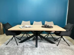 Rallonge pour table bords droits (180/200/240) chêne huilé ETNA