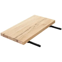 Rallonge pour table extensible en chêne blanc bords droits 200 et 240 cm PALERME