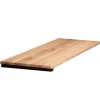 Rallonge pour table ronde et carrée extensible en chêne blanc 130 cm PALERME (40 cm)