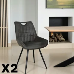 Rallonge pour table ronde/carrée extensible en chêne blanc 120 cm PALERME (40 cm)
