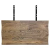 Rallonges en bois de chêne fumé avec bordures naturelles pour table à manger SAVONE 140 cm / 200 cm / 240 cm (lot de 2)