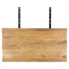 Rallonges en bois de chêne clair avec bordures naturelles pour table à manger SAVONE 140 cm / 200 cm / 240 cm (lot de 2)