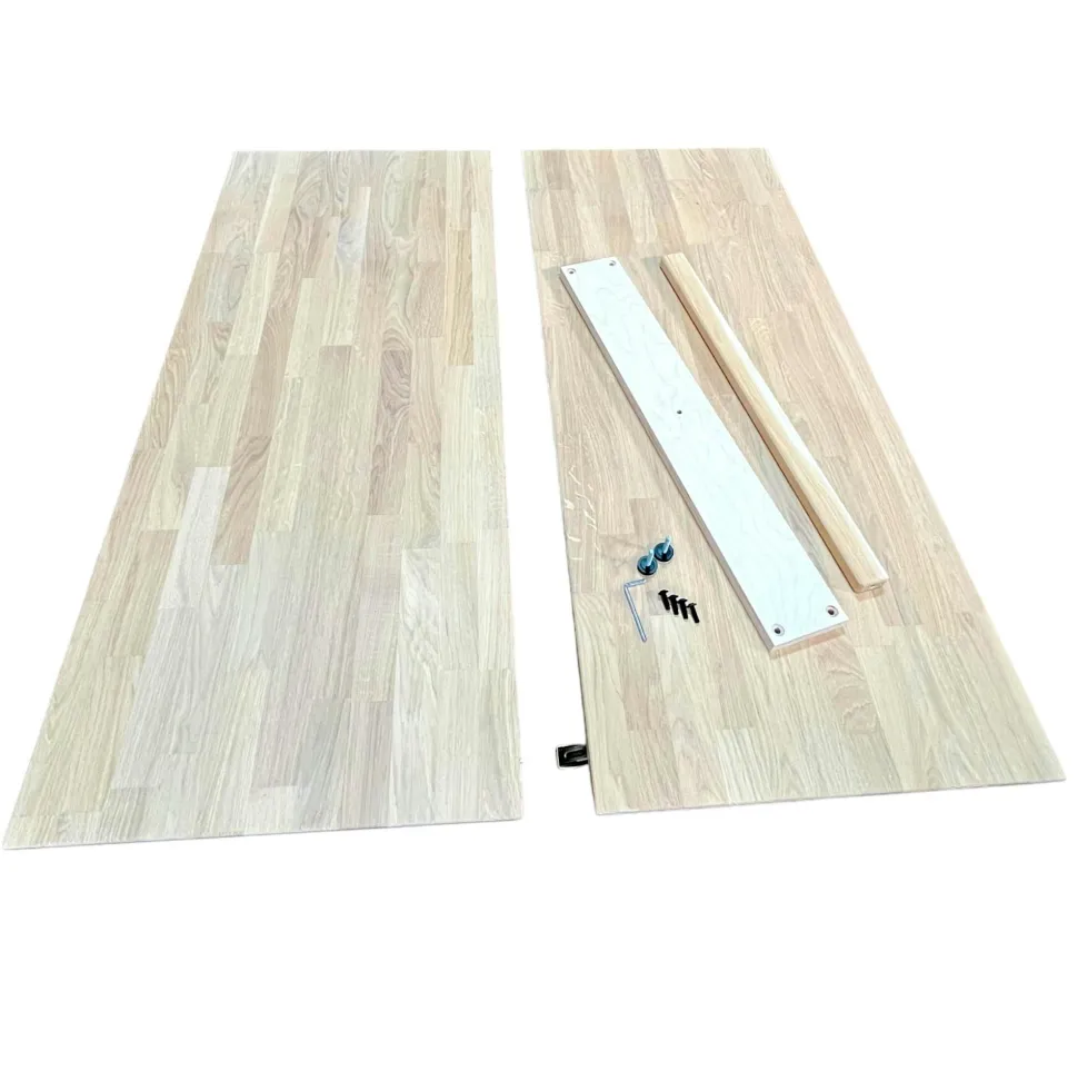 Rallonges pour table extensible en chêne huilé 140-340 cm (lot de 2) COLOGNE
