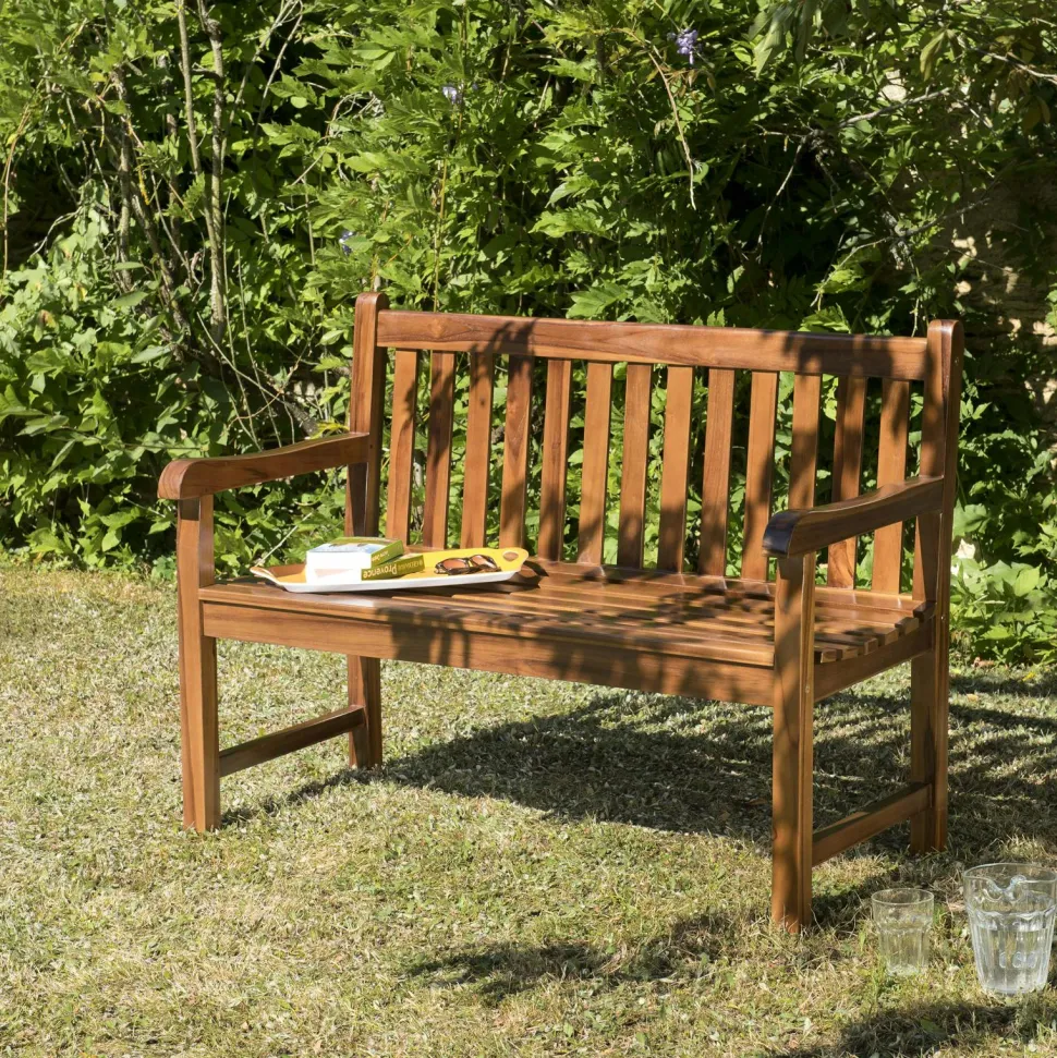 Salon de jardin en bois d'acacia 5 places BAHIA
