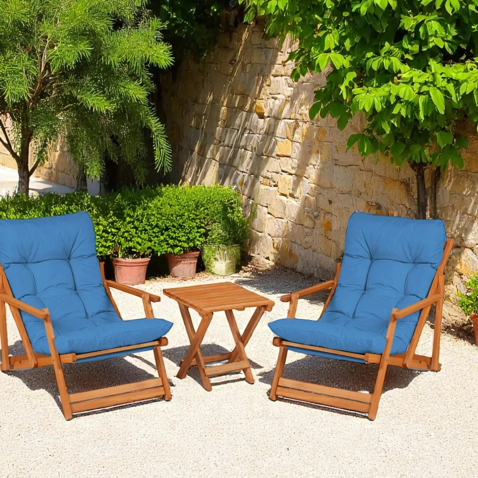 Salon jardin détente beige - 2 assises confort SORA