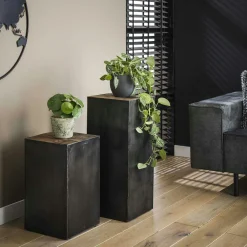 Sellette bois métal style industriel SHEFFIELD