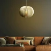 Suspension blanche design - forme ronde ø36 cm BIEL