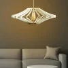 Suspension blanche moderne - forme graphique BIEL