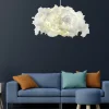 Suspension design blanche effet nuage, pour chambre SILE
