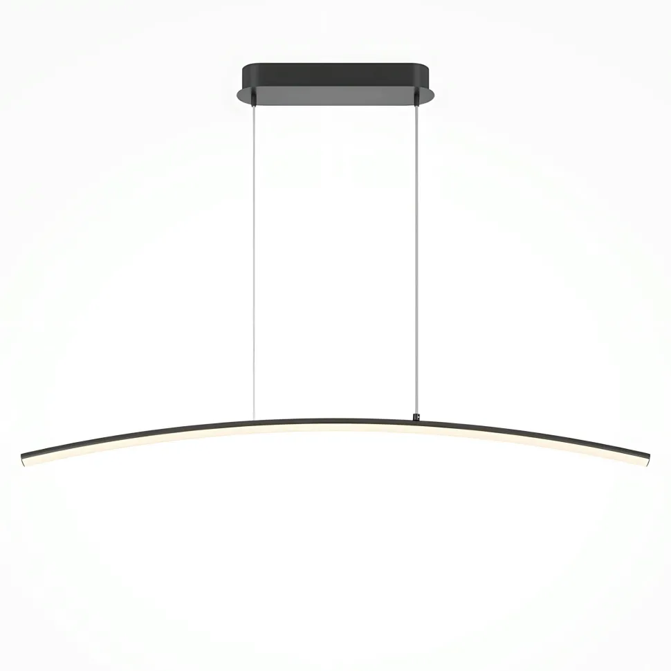 Suspension design LED avec boucle noire stylisée AVA