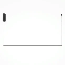 Suspension design LED – barre horizontale noire 120 cm SALEM
