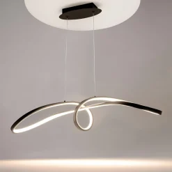 Suspension LED design - arc noir style minimaliste AVA