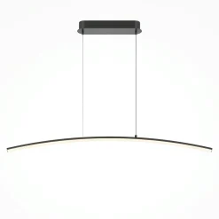 Suspension îlot cuisine – 3 lampes noir et or SILE