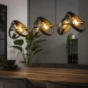 Suspension luminaire 6 anneaux RALF